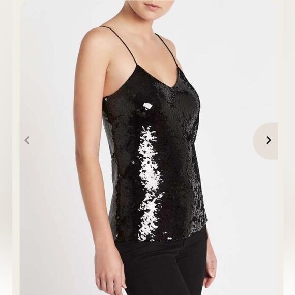 NWT IRO ERNA Black Sequins Top Small - Picture 15 of 15